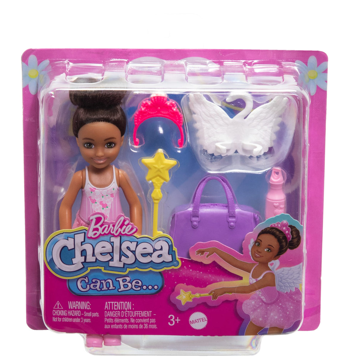 Barbie Chelsea Poupée Ballerine et Accessoires, Brunette