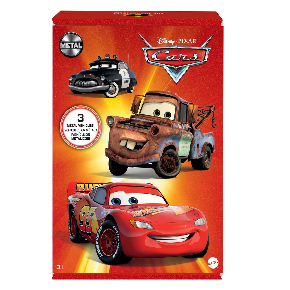 Disney And Pixar Cars Toys, 3 Die-Cast Vehicles, Radiator Springs