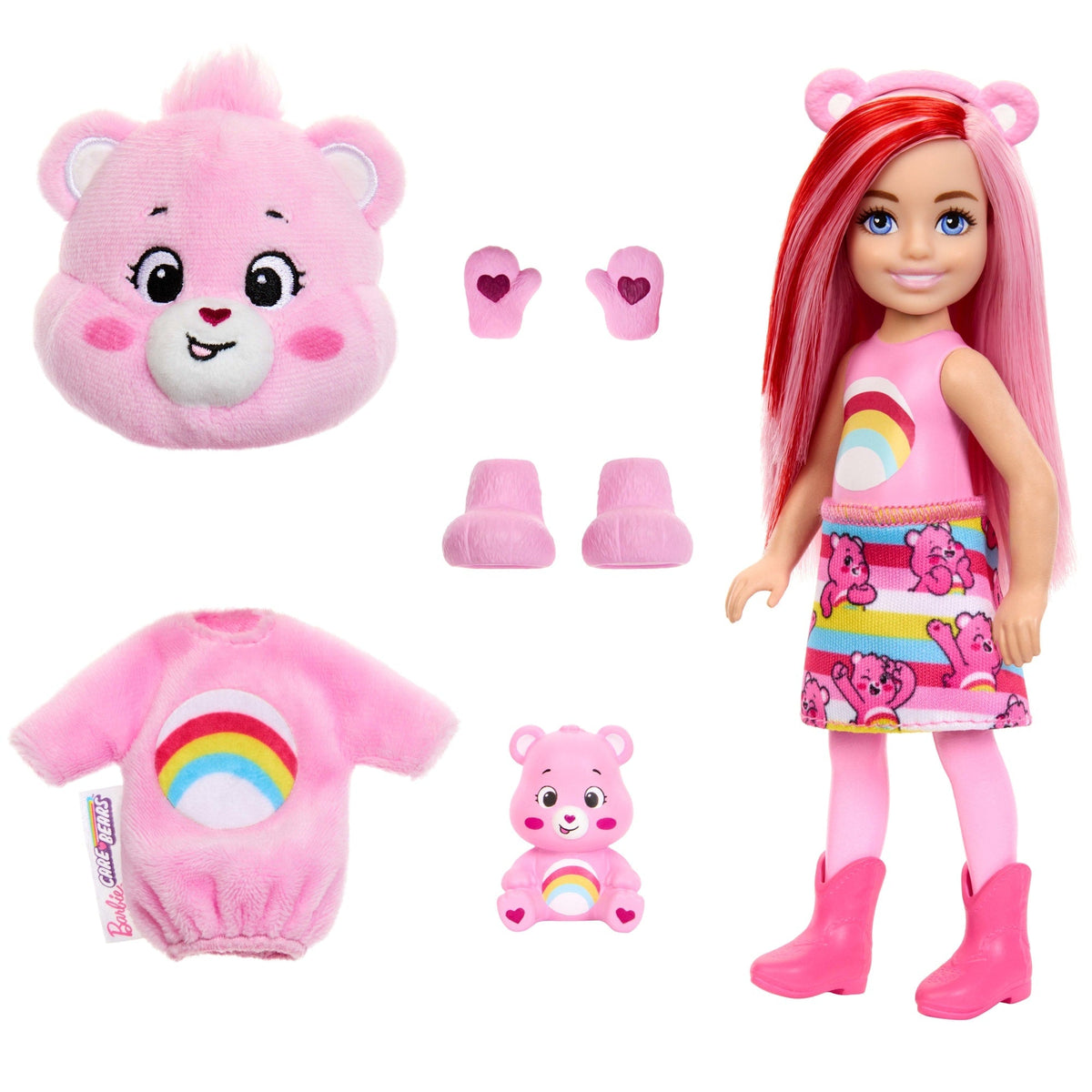 Barbie Cutie Reveal Chelsea Série Les Calinours Poupée et Acc.