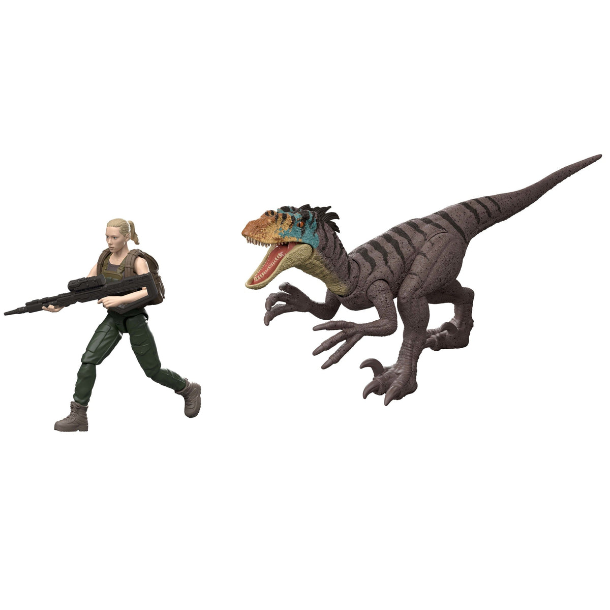 Jurassic World Brinquedo Pacote de humano e dinossauro