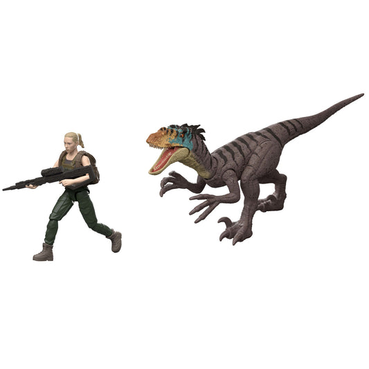 Jurassic World Brinquedo Pacote de humano e dinossauro