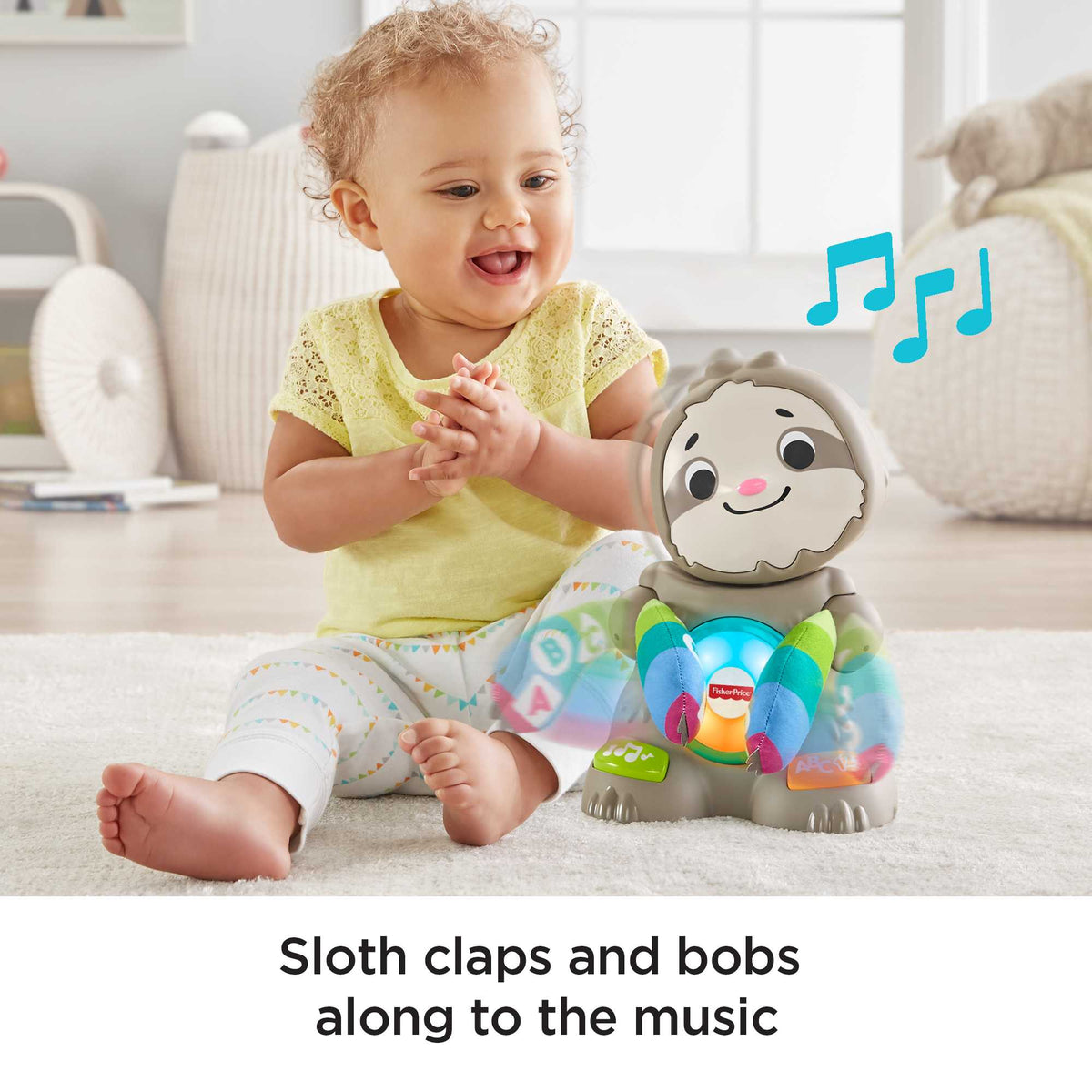 Fisher-Price Linkimals Smooth Moves Sloth - French Version