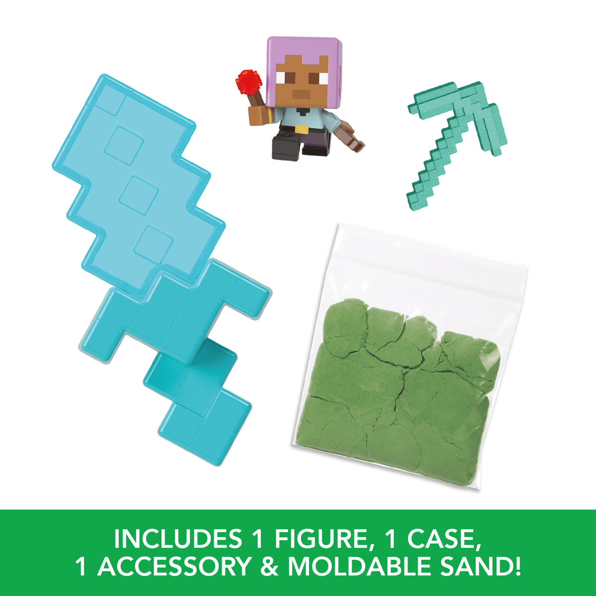 Minecraft Mini Mode Potion Brewing Action Figures With Color Reveal (Characters May Vary)