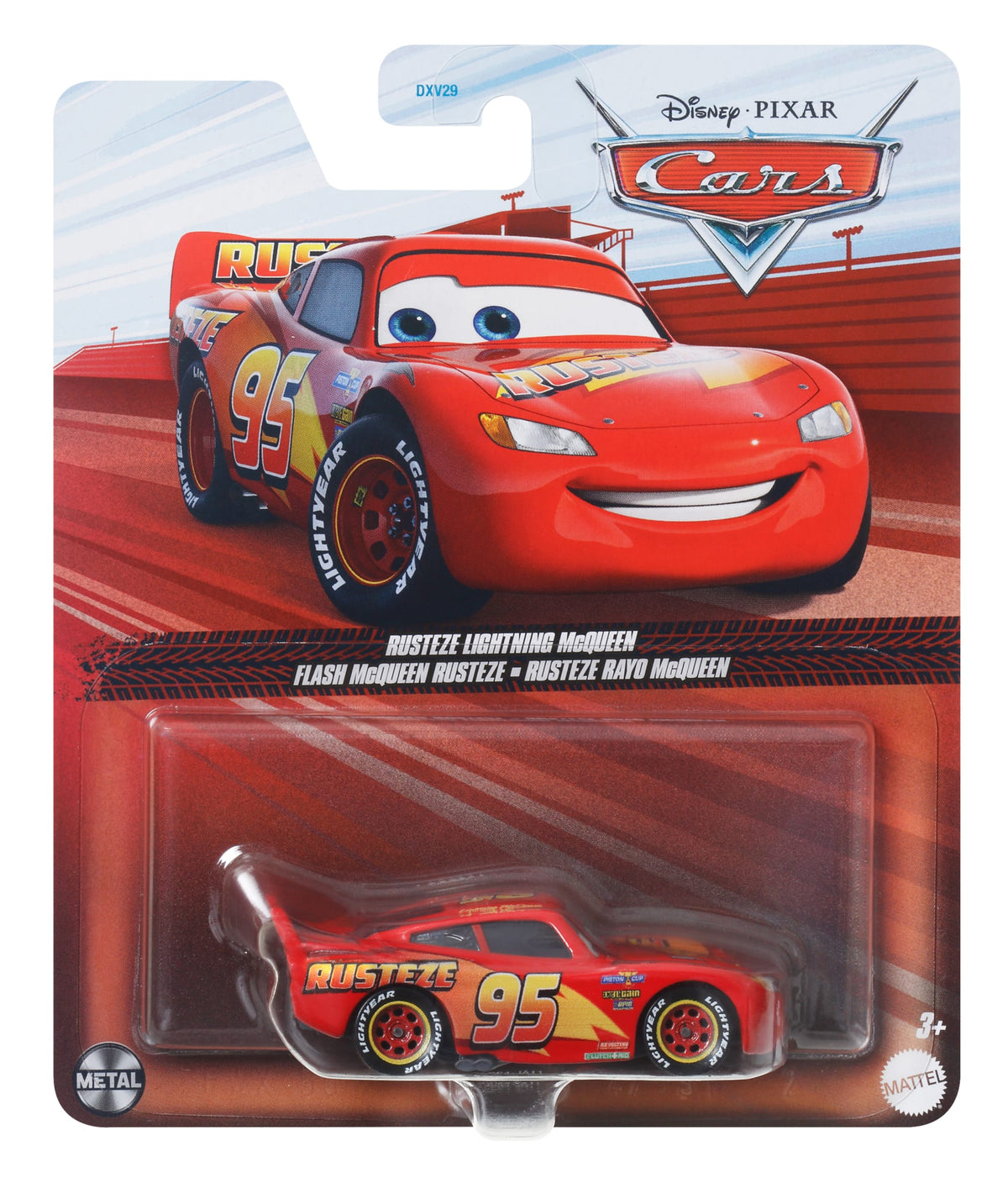 Carros da Disney e Pixar Diecast Veículo de Brinquedo Relâmpago McQueen Rusteze